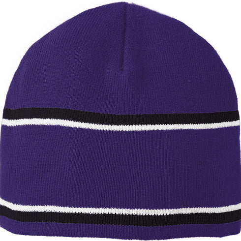Holloway Engager Beanie (223832), Color 'Purple/Black/White'